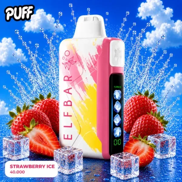Elfbar Ice King 40.000 puffs Strawberry Ice