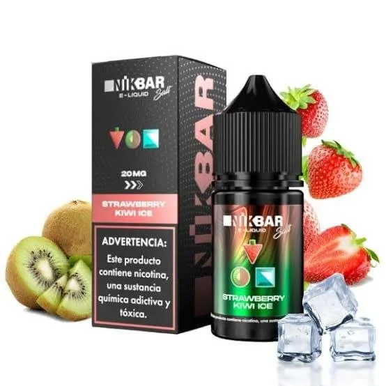 Nikbar Strawberry Kiwi Ice sal de nicotina 30 ml 20 mg