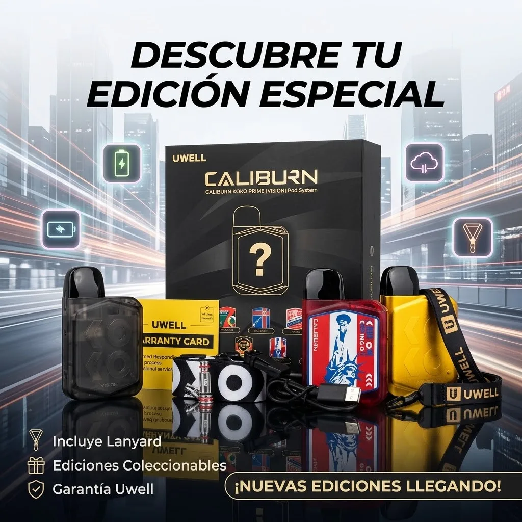 Uwell Caliburn Glory + líquido 30 ml de regalo