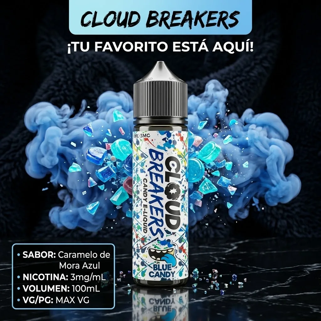 Cloud Breakers 60 ml 3 mg candy blueberry fresh