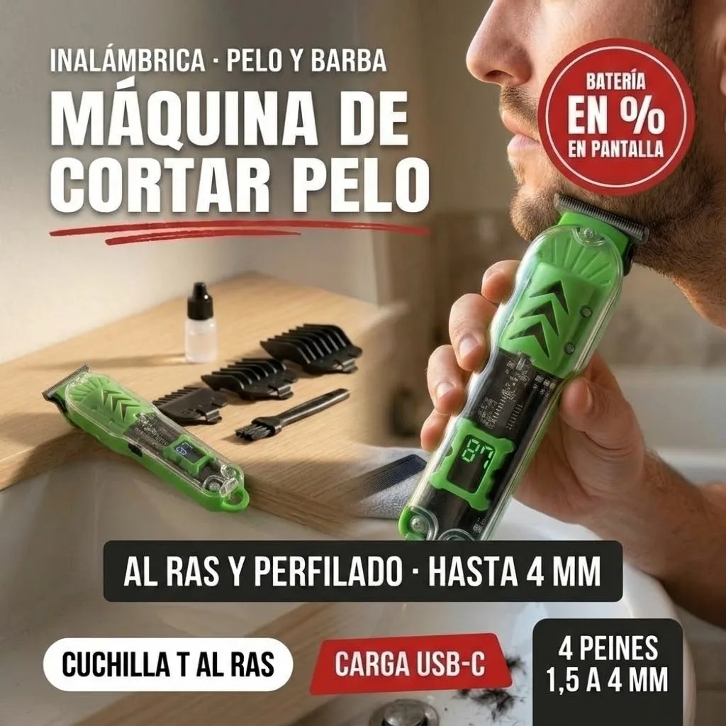 Máquina de afeitar casera profesional